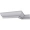 Ekena Millwork 6 1/2"H x 5 3/4"P x 8 5/8"F x 94 1/2"L Claremont Traditional Smooth Crown Moulding MLD06X05X08CL - alternate 9